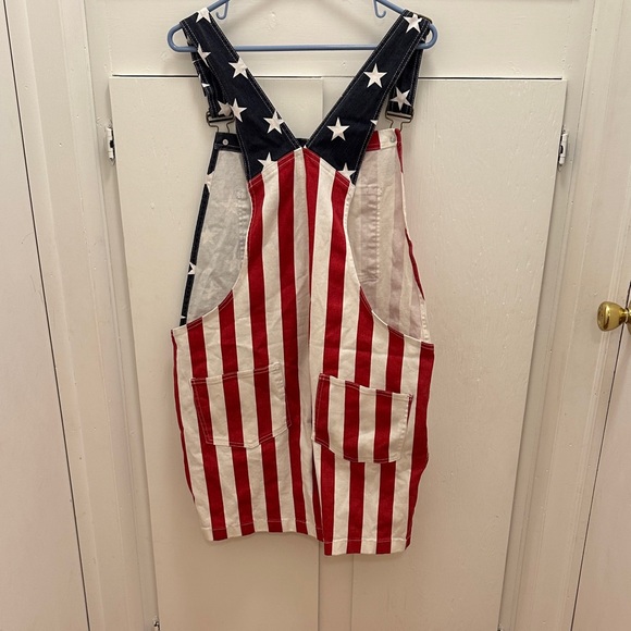 Chubbies Patriotic Adult Overalls XL - Picture 2 of 3